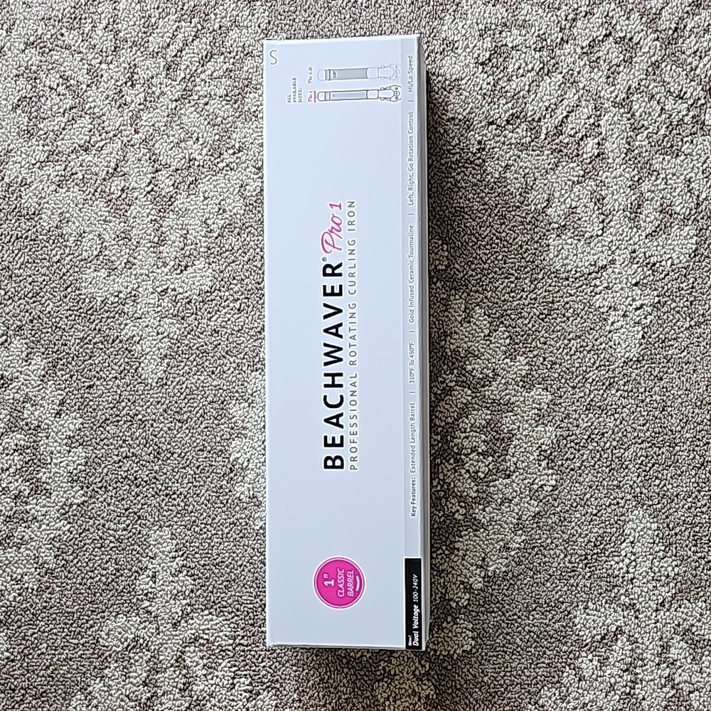 Beachwaver Pro 1 professional rotating curling iron 1 inch classic barrel